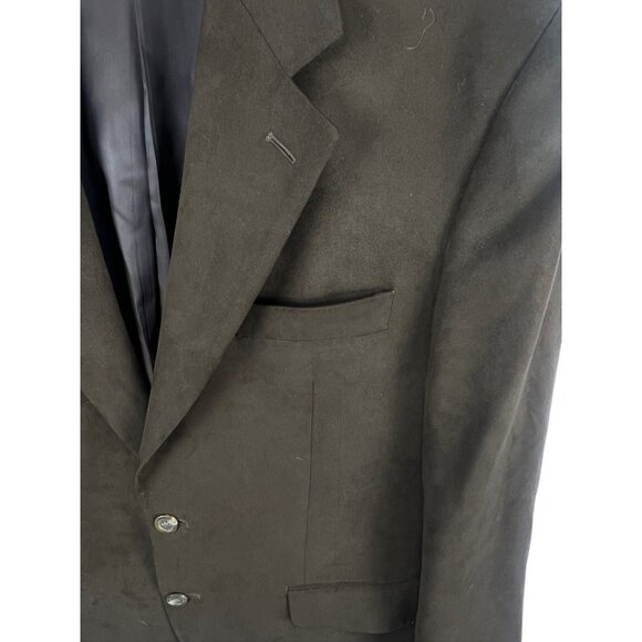 Chaps Men's Blazer Jacket Size 40R Two Button Flap Pockets Business Office - Picture 8 of 10
